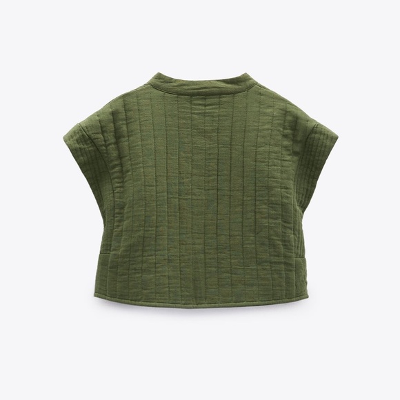 Last 🔥🔥Zara embroidered quilted vest - Picture 4 of 9